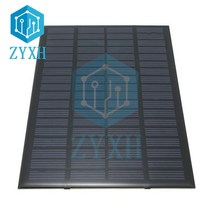 태양광전지판 패널 캠핑용발전기 인버터 휴대용태양광패널2.5W 18V 태양 전지 패널 0-138mA 다결정 실리콘, 한개옵션0