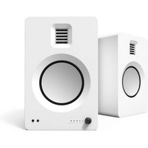 Kanto 762397 TUK 전원 스피커 헤드폰 출력 내장 USB DAC 포노 프리앰프 전용 RCA aptX HD AAC 블루투스 4.2 AMT 트위터 5.25인치 드라이버 매트, 매트 화이트.