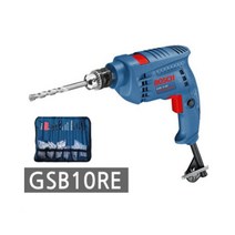 보쉬 GSB10RE 진동드릴 500W 100pcs악세사리포함 목재+철재+콘크리트작업