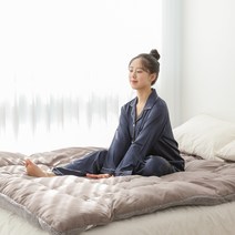 두껍고 푹신한 자가 발열 토퍼 매트 두꺼운 마약 웜 매트 매트리스, 슈퍼싱글