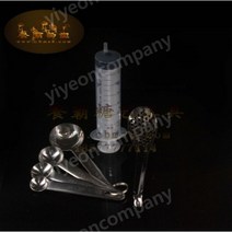 분자 요리 캐비아 생성기 100-홀 분자 식품 도구 캐비아 상자 캐비아 생성기, 캐비어스푼+계량스푼+파스타메이커