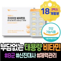 체력관리 남자 잦은 B12 주부 카오린 충전 보충 활성 활력 몸이무거워요 만성피로 포우먼 면역력에좋은 비타민B컴플렉스 새해선물 남성 해썹인증 cobalamin 비타민비