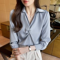 허그허그 / 로지 4color 셔링 꼬임 블라우스