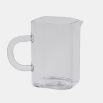 비기너를 위한 다도 200ML 사각 유리 숙우 다구 물대신 다관 따뜻한 티포트세트