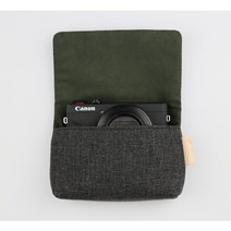 리코GR 소니RX100 캐논G7X Mark 카메라 파우치 가죽 케이스, Mariachi M - 차콜, 1개