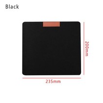 고급 가죽 데스크매트 논슬립 책상 장패드 1pc 안티-슬립 마우스 패드 PU 게임 매트 쿠션 패션 편안한 노트북 PC 맥북 유니버설, [13] 02 black