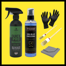 디크로닉 퀵프로 500ml 엔진룸 청소 엔진 세척 크리너 플라스틱 트림 워터스팟 세정제 클리너 다목적, 2.디크로닉 퀵프로+유니블루+악세사리 세트