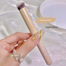 얼굴 컨실러 메이크업 팔레트 보습 어두운 안색 여드름 반점 다크 서클 컨투어 파운데이션 크림 화장품, [02] 1pcs brush, 02 1pcs brush
