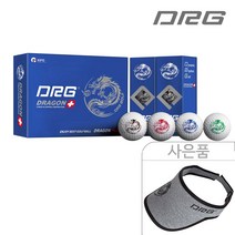 [골프모자 증정] DRG 디알지 DRAGON PLUS 비거리에 컨트롤을 더하다 3PC (12알 구성)