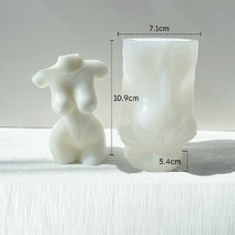수제 캔들 양초 실리콘 몰드 금형 석고방향제 비누 만들기 묶인 여자 몸 조각 예술 아로마 테라피 홈 장식 결혼 선물, [01] simple, 01 simple