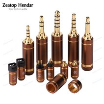 1Pcs 2.5mm 3.5mm 4.4mm 수 잭 밸런스드 오디오 플러그 Y 스플리터 슬라이더 잭 MMCX 0.78mm IE80 SE846 D, 09 1Pair MMCX