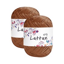 울클럽 라탄 라피아실 봄여름가방실 뜨개실 40g 2볼 (총 80g), 14번 (반유광)