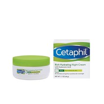 Cetaphil Rich Hydrating Night Cream 세타필 리치 하이드레이팅 나이트크림 1.7oz (48g), 1세트, 48g