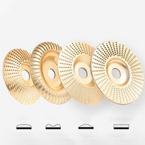 다깎아 목공용 연마 그라인더 4종 곡면가공 사포 조각, 4. 반원형(1482-4)