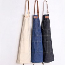 카페 원데이클래스 바리스타 앞치마 여성스러운 H라인, 색상, 블랙