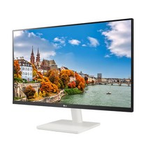 LG 24인치 모니터 FHD IPS 슬림베젤 화이트