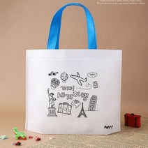 [아트랄라]내가꾸미는여행백/세계여러나라만들기/가방색칠하기, 단품