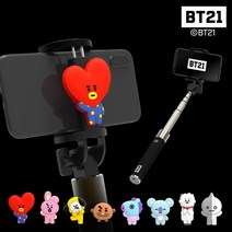 삼각대 피규어 BT21 블루투스 셀카봉 !Lzus, ♬옵션선택-반-♬
