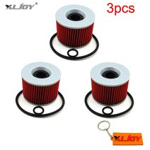 가와사키 EX250R 닌자 250 ZR400 ZR750 ZR7 750 ZZR1100 ZX600 ZR1100 ZG1000 ZRX1200 ZX11 1100 EL2503pcs 오일 필터