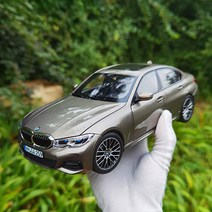 BMW G20 3시리즈 320d 320i 320i 330i 330i 1:18 1/18 다이캐스트 모형자동차, 회색