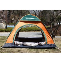 캠핑 입문용 가성비 4인용 원터치 텐트 피크닉 해수욕장 차박 낚시 바닷가, 원터치 3/4인용