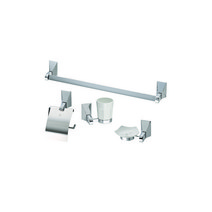 매직 욕실용 화장실 악세사리 4종 세트 휴지걸이 수건걸이 컵대 비누대 바뉴 크롬, No.3 비누대