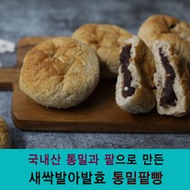 참농부들 새싹발아발효 국내산통밀 국내산팥빵, 국내산통밀 미니팥빵 국산팥 45g x 8개, 45g, 1개