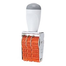 일부인 회전 날짜 유통기한 표시 고무 자동 스탬프 중 33x5.5mm