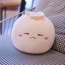 도림 찐빵 만두 인형 쿠션, 발그레
