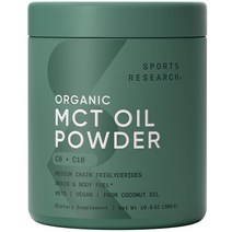 스포츠리서치 MCT 오일 파우더, 1개, 255g