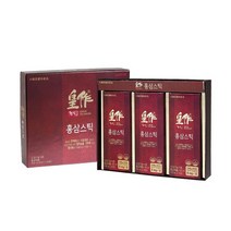 롯데 교회 회사 단체 학교 친구 병문안 황작 홍삼스틱 선물세트 10ml x 30포 (진세노사이드 8mg ) _선물용 봉투 증정 답례 감사 명절 선물세트, 6개