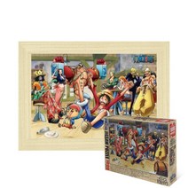 퍼즐피플 원피스 직소퍼즐 1000 2000피스, 파티타임 1000P 액자포함(우드미송), 1000p