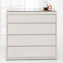 홀릭 화이트 옷방 4단 드레스룸 아일랜드 서랍장 악세사리 수납장, 홀릭 800 아일랜드 서랍장, 연그레이