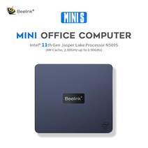 소형PC 미니PC 산업용미니PC Beelink-미니 S 윈도우즈 11 미니 PC 인텔 셀러론 N5095 8GB SSD 데스크탑 게, 03 UK, 02 8GB 256GB