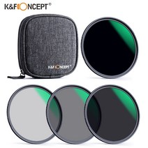 K & F Concept 4pcs ND4 ND8 ND64 ND1000 필터 렌즈 용 필터 키트 49mm 52mm 55mm 58mm 62mm 67mm 72mm 77m, 05 62mm