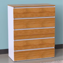 착한가구 카르멘 800 5단 서랍장, 오크