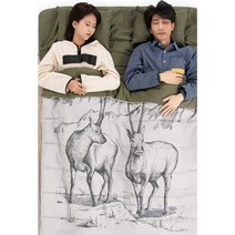 네이처하이크 2인용침낭 겨울침낭 티베트영양, 15C 북극곰 2.8kg