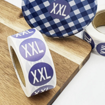 사이즈 스티커 XXL 다꾸 답례품 포장 옷 쇼핑몰