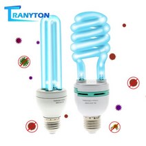 E27 UVC 자외선 라이트 튜브 전구 20/25W 소독LED 살균램프 220V 침실 거실용, 25W