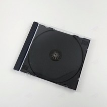 블랙 CD 공케이스 1P 보관함 앨범 정리 싱글 영상 기록 미디어 데이터 표지 DVD 게임, 단품