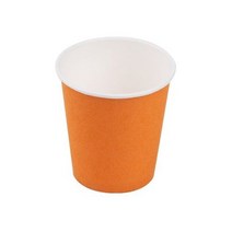 칼라종이컵 주황색