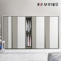 보루네오 바리 슬라이딩 붙박이장 330cm, 인디고블루330cm