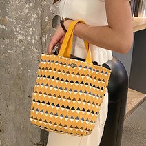 플리츠 미니백 미니에코백 패턴 주름가방 도시락가방 플리츠토트백 나들이백