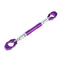 크로스바 바이크 오토바이 핸들 범용 스티어링 휠 보강 브래킷 조절식 레귤레이터 22mm, [04] 빨간