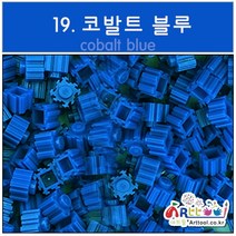 아트툴 툭툭 디폼블럭 10mm 300EA 벌크 27칼라 (나노블럭) 오른쪽방향, 19_코발트블루