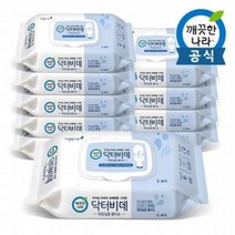 깨끗한나라 닥터비데 46매 화장실용 물티슈 24팩, 닥터비데46매24팩