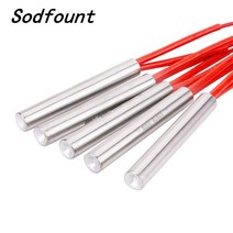 돼지꼬리히터 맞춤형 금형 카트리지 히터 발열체 원통형 점화 핫로드 6mm8mm10mm12mm 튜브 12V AC, 01 8X40mm 20w 220V