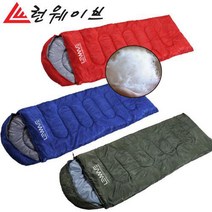 [트윈스몰] 차박 캠핑 비박 텐트 필수품! 런웨이브 하계용 사계절 침낭 700g, 약174x28x72cm, 그린