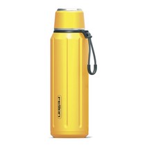 스텐 보온물병 대용량 텀블러 여행 스포츠 스테인레스 머그컵, 3.600ml - YELLOW