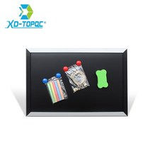 도착 칠판 MDF 블랙 & 화이트 드라이 지우기 프레임 마그네틱 20*30CM 홈 장식 메시지 보드